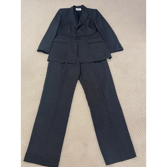 Kasper Black Tailored Blazer Professional Suit Jacket - Picture 2 of 16